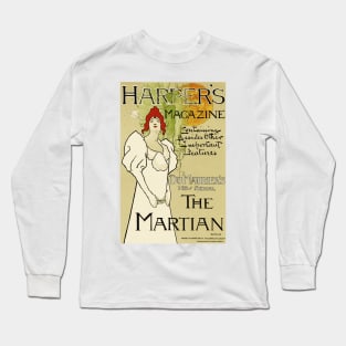 HARPER'S MAGAZINE THE MARTIAN 1897 by Fred Hyland Maitres De L' Affiche Collection Long Sleeve T-Shirt